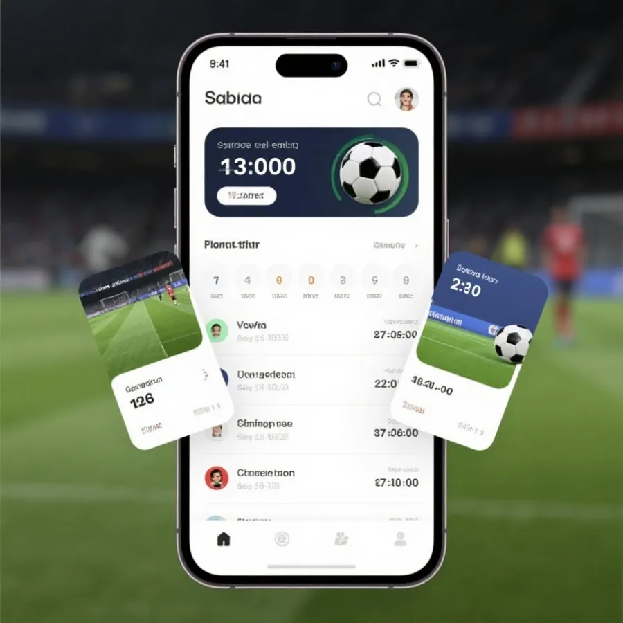 手機直播介面示意圖